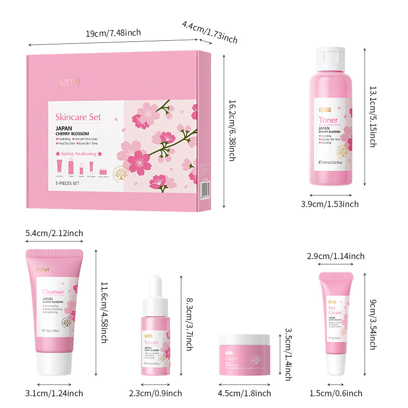 Cherry Glow Ritual Kit — 5-Step Korean Routine