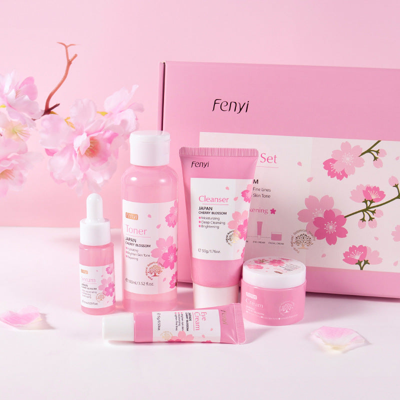 Cherry Glow Ritual Kit — 5-Step Korean Routine