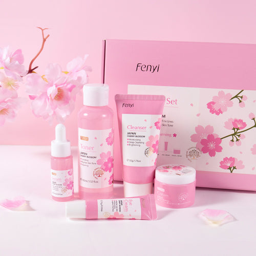 Cherry Glow Ritual Kit — 5-Step Korean Routine